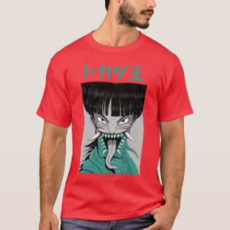 Camiseta Scary japanese anime face Scary japanese anime fac