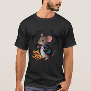 Camiseta Scary Pumpkin Bat Funny Witch Gorra Mouse Hallowee