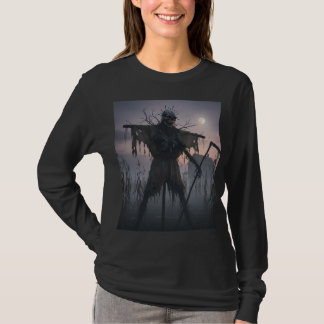 Camiseta Scary Scare Crow In Corn Field