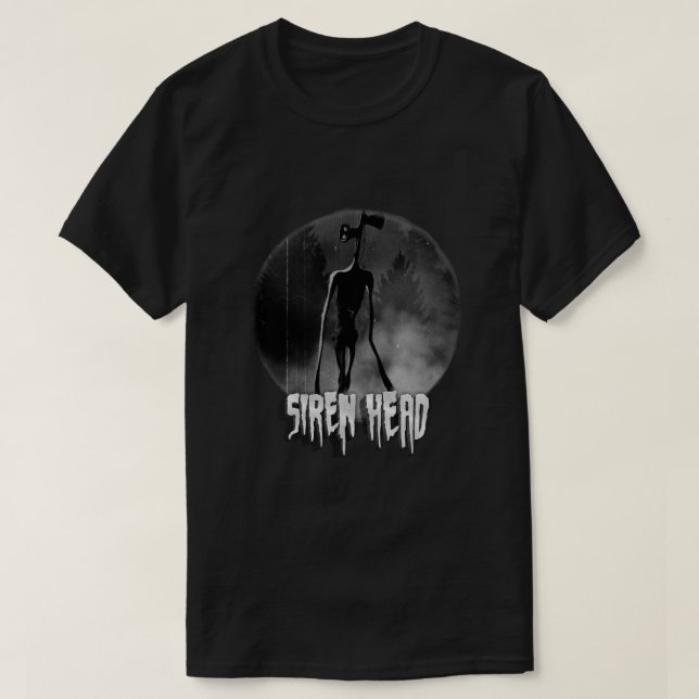 Camiseta Scary Siren Head vintage meme (Diseño del anverso)