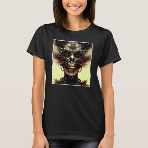 Camiseta Scary Skull Horror Nightmare Cara Única Di