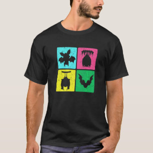Camiseta Scary Spooky Halloween Pop Art Bat