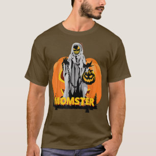 Camiseta Scary spooky halloween pumpkin momster mom women T