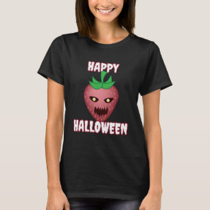 Camiseta Scary Strawberry Happy Halloween Fruits Men B