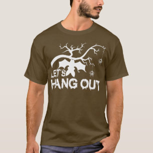 Camiseta Scary Vampire Bat Lets Hang Out Halloween