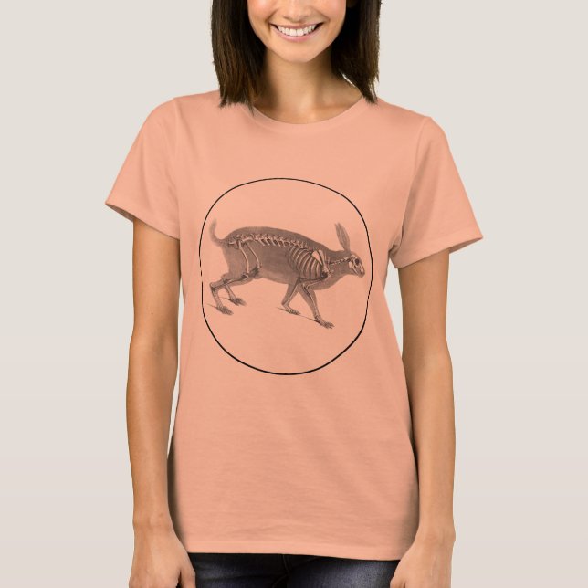 Camiseta Scary vintage skeleton (Anverso)