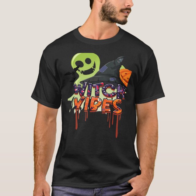 Camiseta Scary Witch Vibes (Anverso)