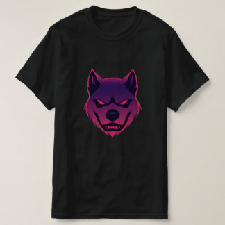 Camiseta Scary Wolf: Neon T-shirt Art
