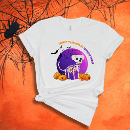 Camiseta Scary Yorkshire Terrier Halloween Luna Llena TShir
