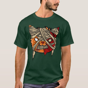 Camiseta Scary Zombie Mummy Cat