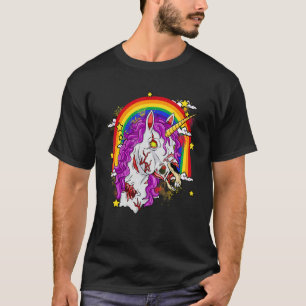 Camiseta Scary Zombiecorn Zombie Unicornio disfraz de Hallo
