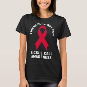 Camiseta Scd Que Uso Borgoña Para Concienciar A Células Enf