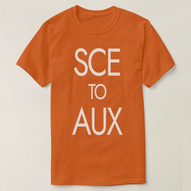 CAMISETA SCE TO AUX  (Diseño del anverso)