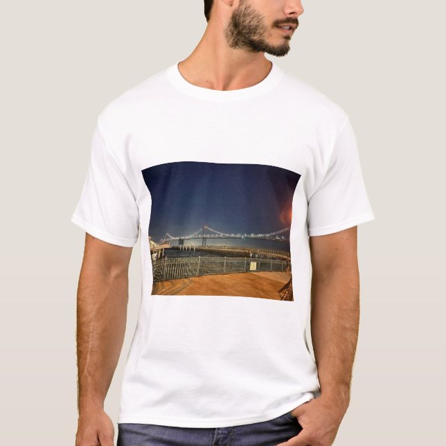 Camiseta Scenes of San Francisco Bay Bridge T-Shirt (Anverso)