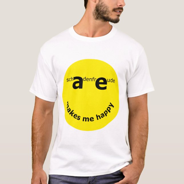 Camiseta Schadenfreude (Anverso)