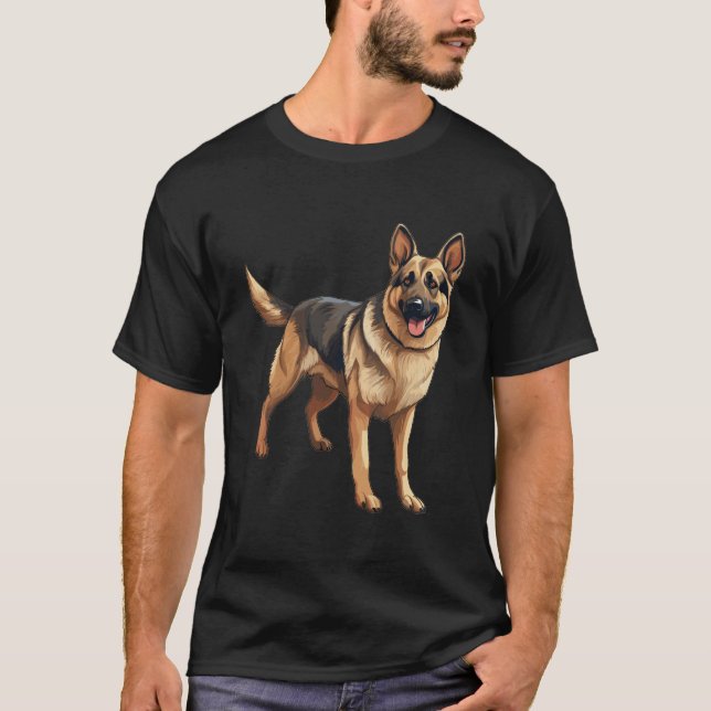 Camiseta Schäferhund - German Shepherd (Anverso)