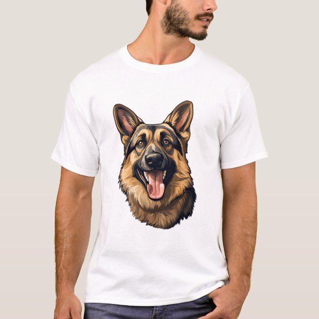 Camiseta Schäferhund - German Shepherd (Anverso)