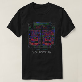 Camiseta Schaltplan "Schlachtplan" Elektronik PCB Platine