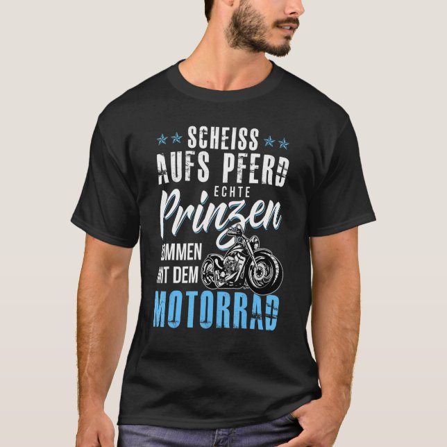 Camiseta Scheiss Auf S Pferd Real Princes Vienen Con El Mo (Anverso)
