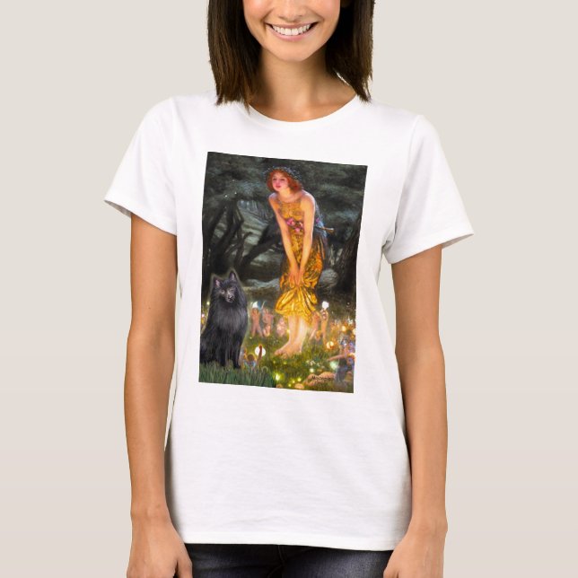 Camiseta Schipperke 2 - Medianoche (Anverso)