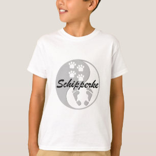 Camiseta schipperke de yang del yin