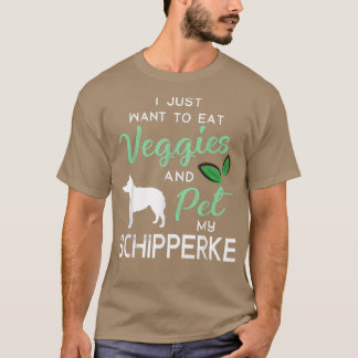 Camiseta Schipperke Funny Perro Vegan Perro Perro Dueño Xma