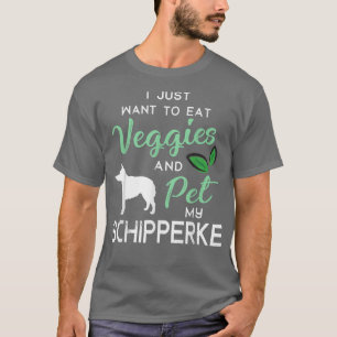 Camiseta Schipperke Funny Perro Vegan Perro Perro Dueño Xma
