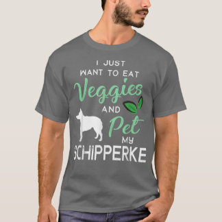 Camiseta Schipperke Funny Perro Vegan Perro Perro Dueño Xma