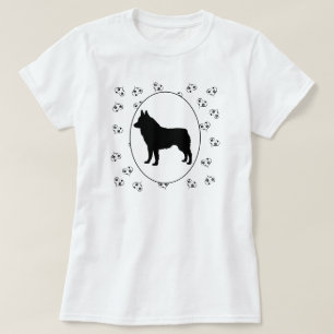 Camiseta Schipperke Hearts and Pawprints
