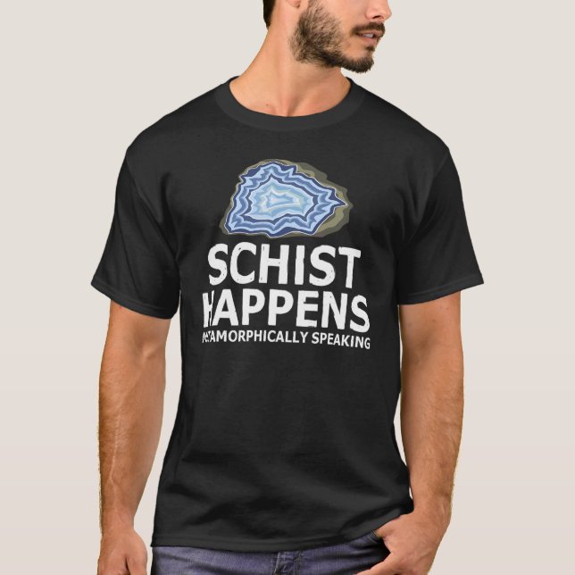Camiseta Schist Happens Metamorfo Speaking Rock Colle (Anverso)