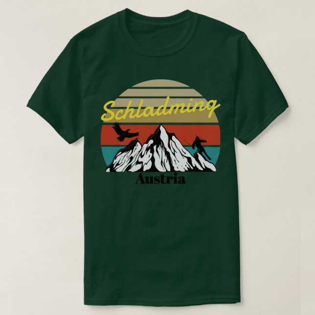 Camiseta Schladming ski Austria (Diseño del anverso)