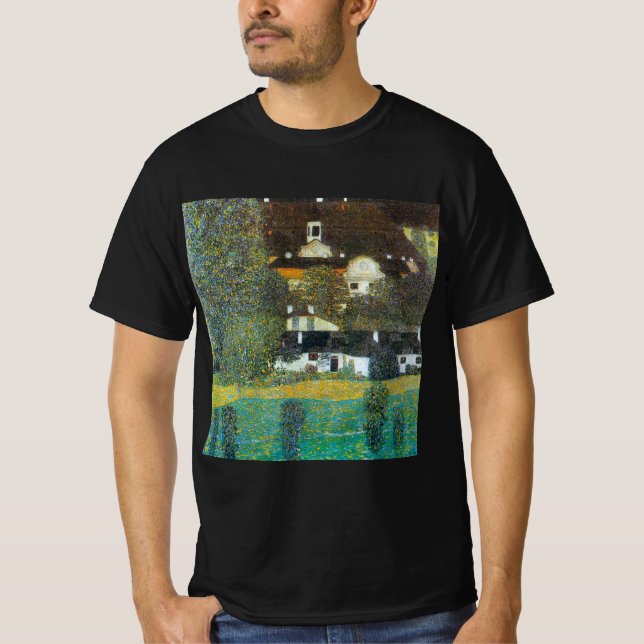 Camiseta Schloss Kammer sobre el Attersee II de Gustav Klim (Anverso)