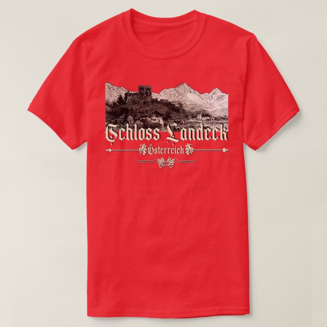 Camiseta Schloss Landeck Austria Tirol (Diseño del anverso)