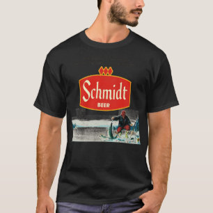 Camiseta Schmidt Beer Retro Derrota Hielo Pesca Escenario N