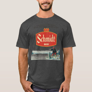 Camiseta Schmidt Beer Retro Derrota Hielo Pesca Escenario N