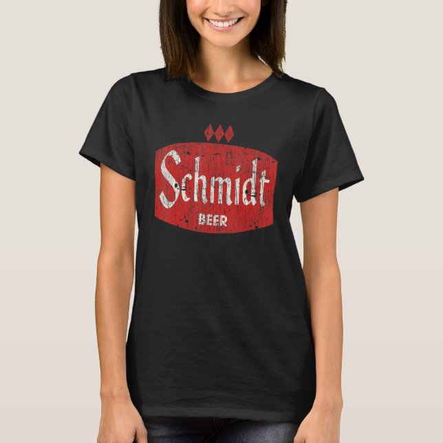 Camiseta Schmidt Beer Retro Derunct Breaking (Anverso)