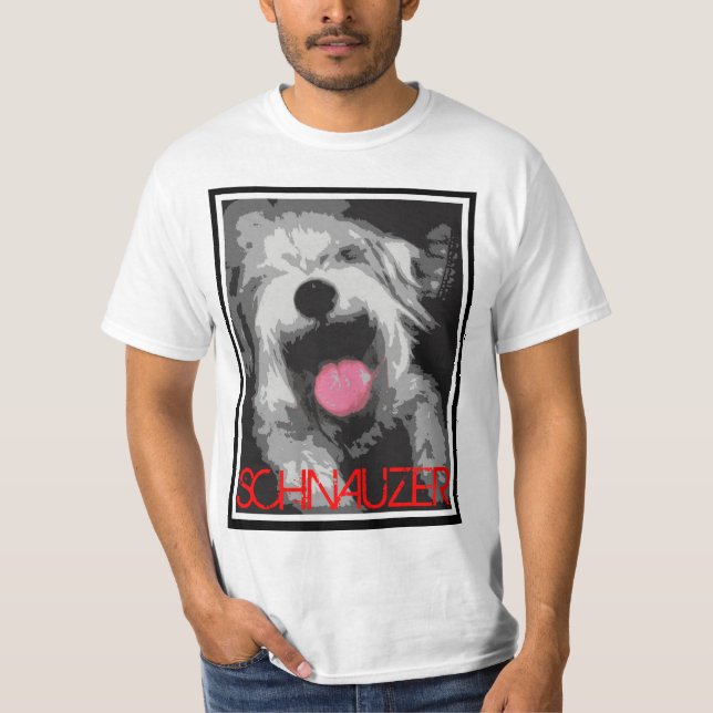 Camiseta ¡Schnauzer! (Anverso)