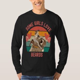 Camiseta Schnauzer Barbudo A Algunas Chicas Les Gustan Las 