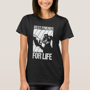 Camiseta Schnauzer Best Friends For Life