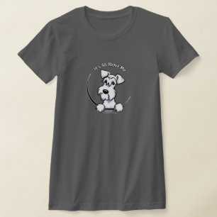 Camiseta Schnauzer blanco IAAM mini