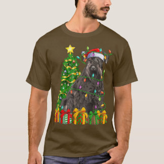 Camiseta Schnauzer Ch en miniatura de coincidencia de árbol