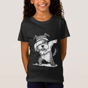 Camiseta Schnauzer Cute Dabbing Funny Dab Dance Gift