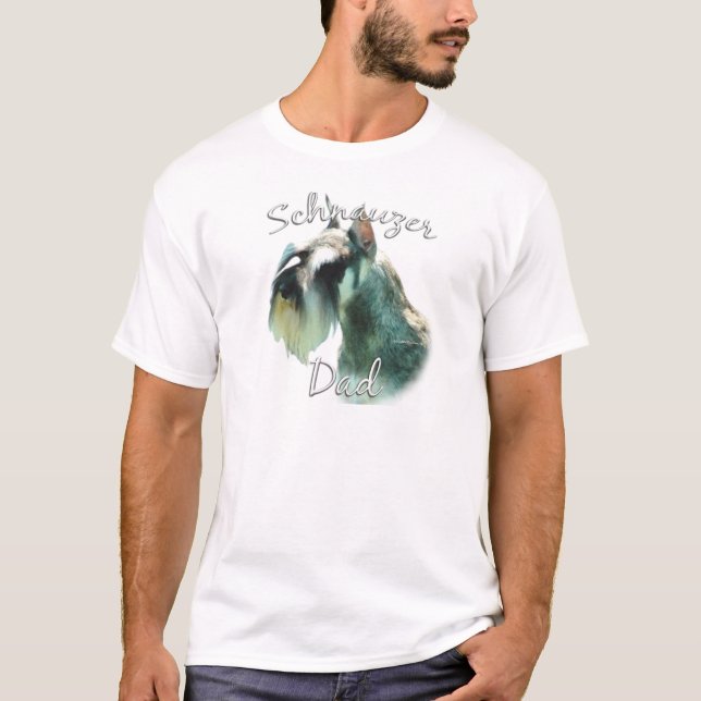 Camiseta Schnauzer Dad 2 en miniatura (Anverso)