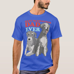 Camiseta Schnauzer Dad Dad Dog Owner Schnauzer T-Shirt