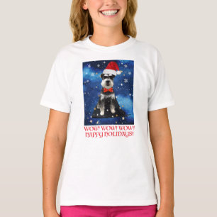 Camiseta Schnauzer de Navidad