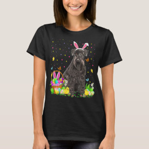 Camiseta Schnauzer Dog Easter Egg Hunting Schnauzer Easter