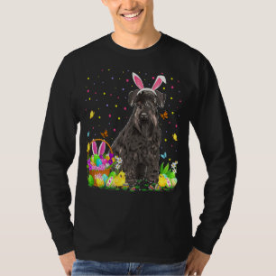 Camiseta Schnauzer Dog Easter Egg Hunting Schnauzer Easter