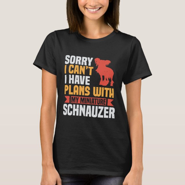 Camiseta Schnauzer Dog Lover (Anverso)