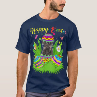 Camiseta Schnauzer Dog Lover Floral Easter Egy Funny Schnau