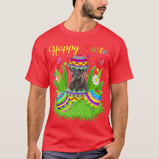 Camiseta Schnauzer Dog Lover Floral Easter Egy Funny Schnau